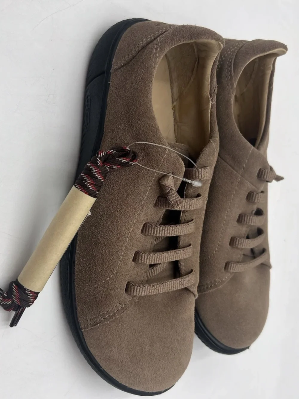 KEEN KNX Lace Suede Sneakers Caribou Black Men’s 8.5 NWOB $140